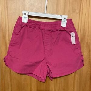GAP Pink Shorts with Elastic Waistband and Pockets